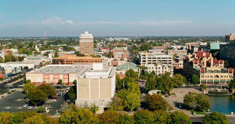 Aerial Shot of Government Buildings